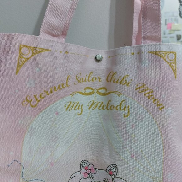 Super Cute Sailor Moon Sanrio Tote Bag My Melody Pink Tote Practical Tote - Picture 7 of 14